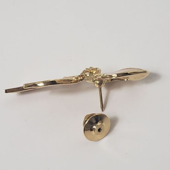 VINTAGE AVON Breast Cancer Awareness Ribbon Pin - Picture 2 of 5